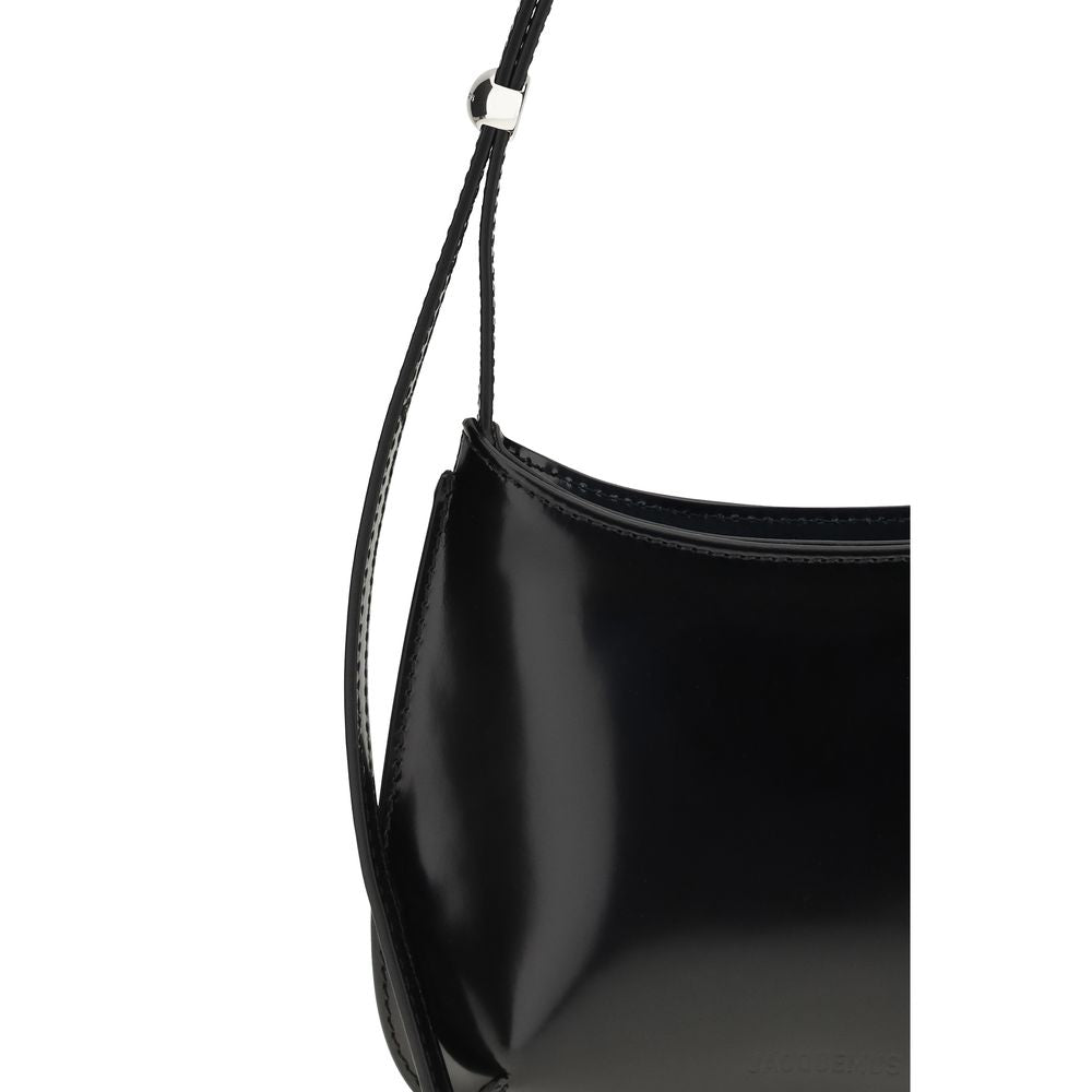 Jacquemus Black Calf Leather Bos Taurus Shoulder Bag