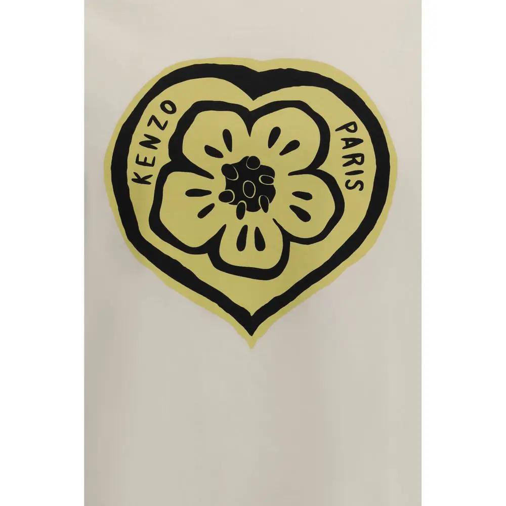 Kenzo Beige Cotton T-Shirt by Kenzo