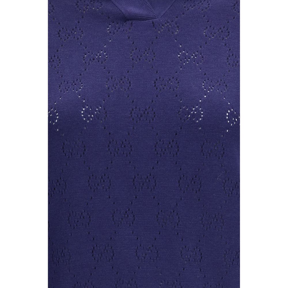 Gucci GG Pointelle Polo Shirt — Soie & Coton, Motif GG All-Over & Finitions Côtelées | SS26