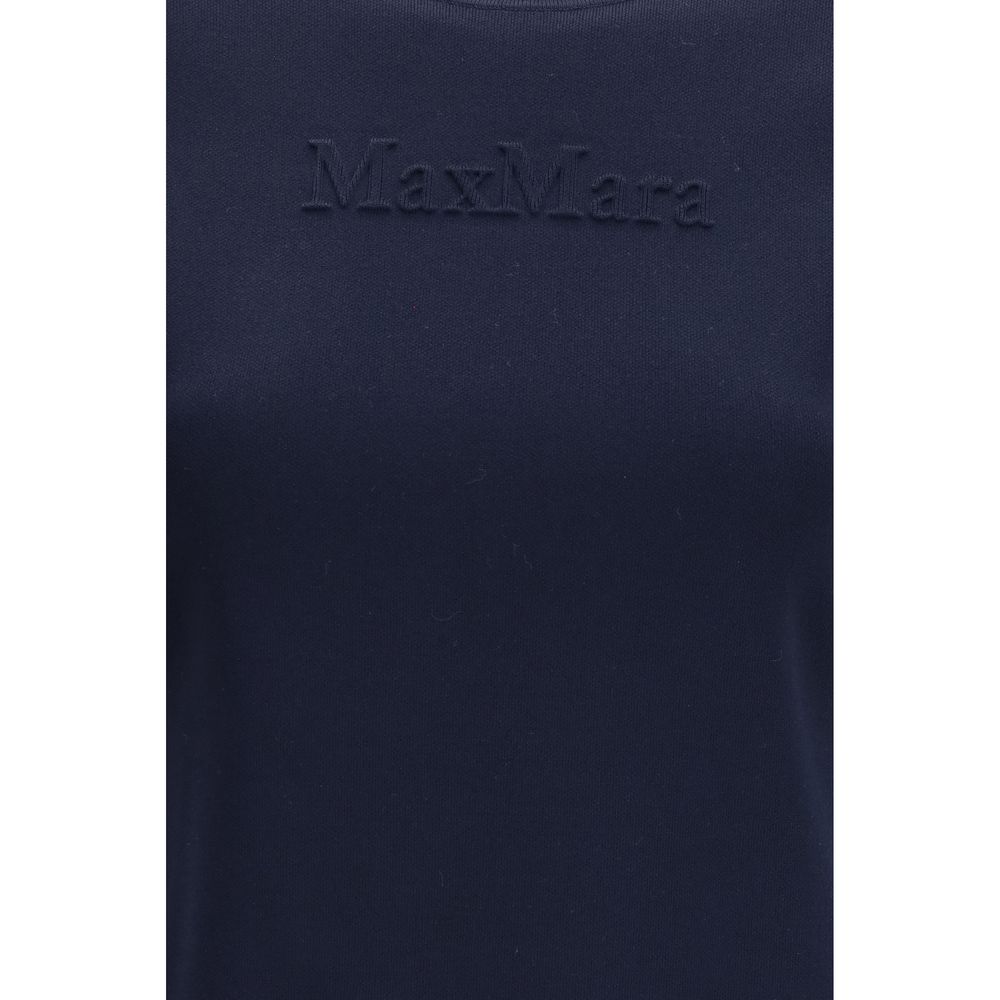 T-shirt Max Mara Pure femme Mxpauster en viscose crème – MA-2611361098600004