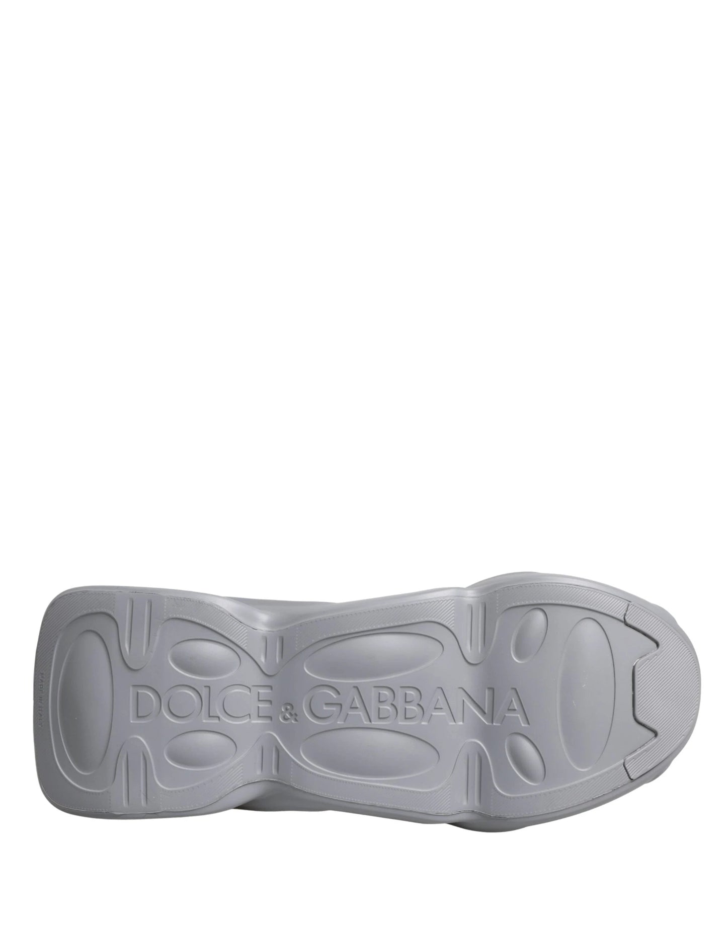 Dolce & Gabbana Gray Slip On Wave Low Top Sneakers by Dolce & Gabbana