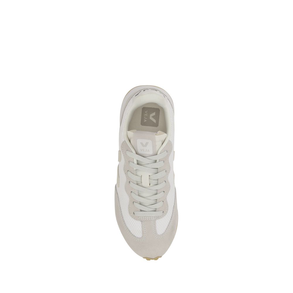 Veja White Rubber Athletic Sneakers