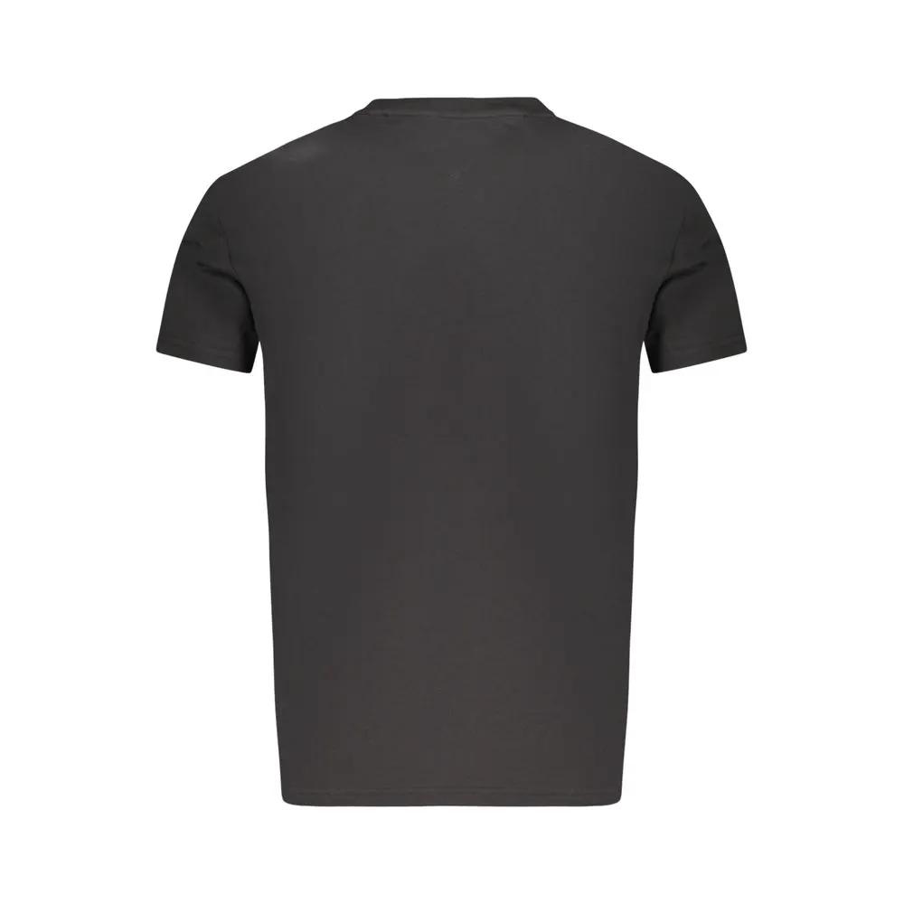 Tommy Hilfiger Black Cotton Men T-Shirt by Tommy Hilfiger