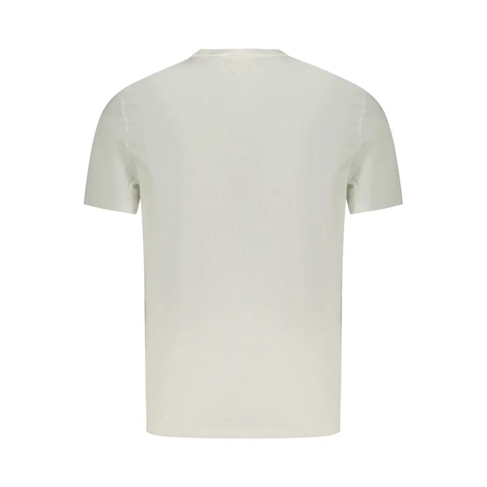 Calvin Klein White Cotton Men T-Shirt by Calvin Klein