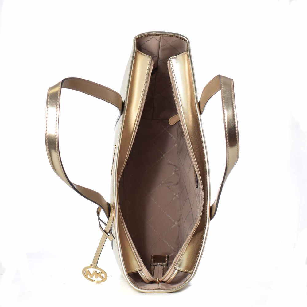 Sac Tote Michael Kors En Toile Or Luxe 29x28x12 Cm