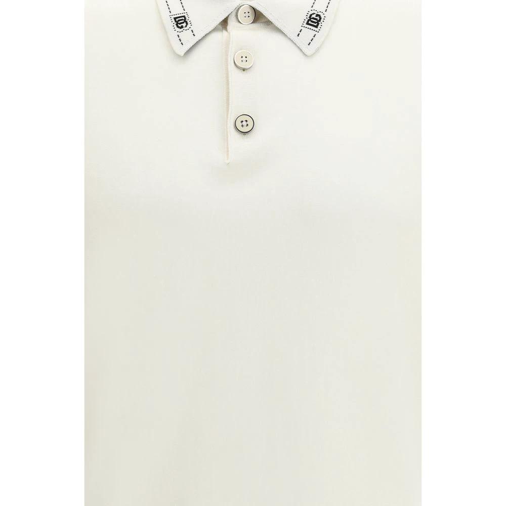 Dolce & Gabbana Beige Silk Polo Shirt by Dolce & Gabbana