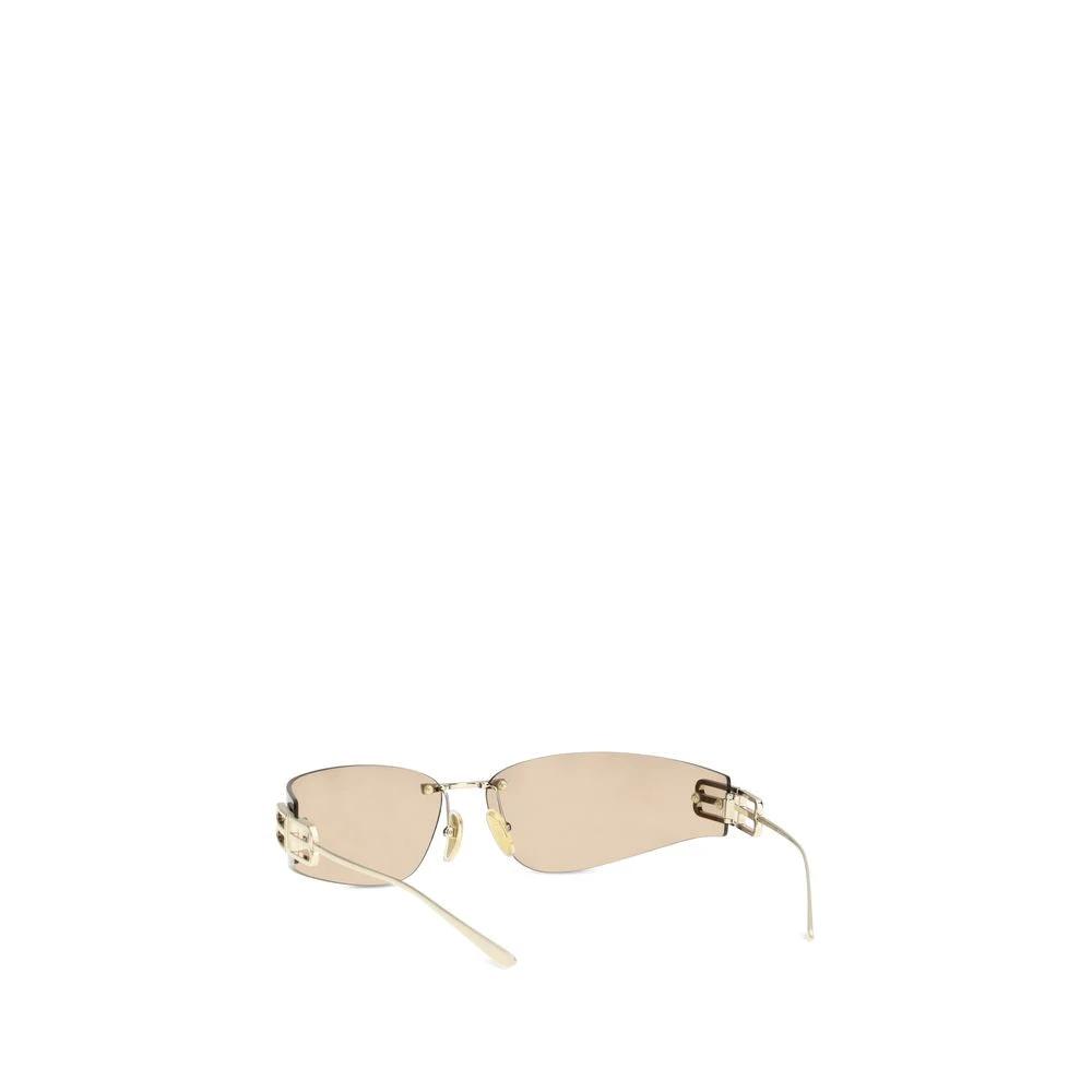 Balenciaga Gold Metal Sunglasses by Balenciaga