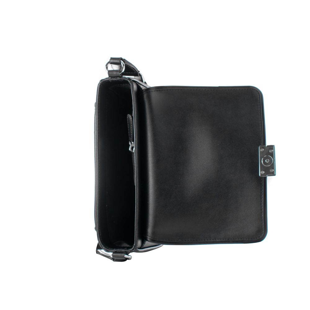Michael Kors Black Leather Shoulder Bag by Michael Kors