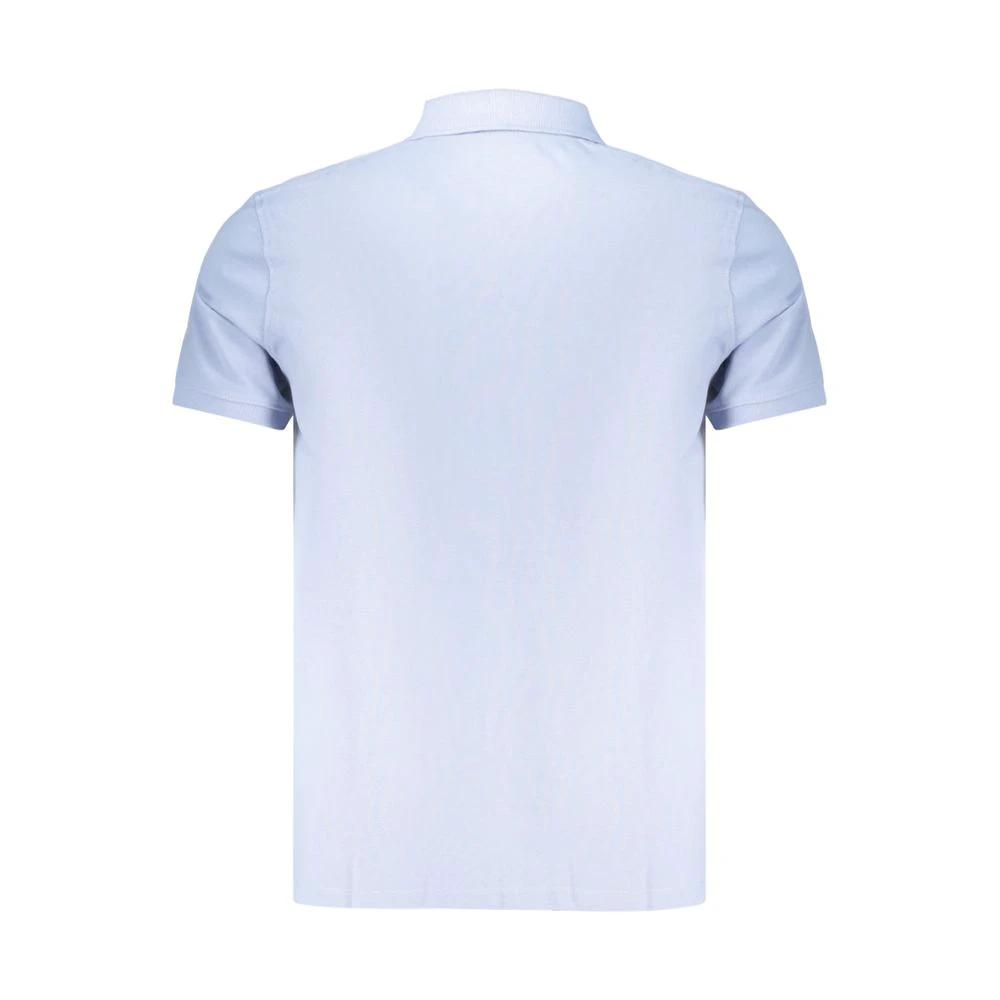 Timberland Azzurro Cotton Men Polo Shirt by Timberland