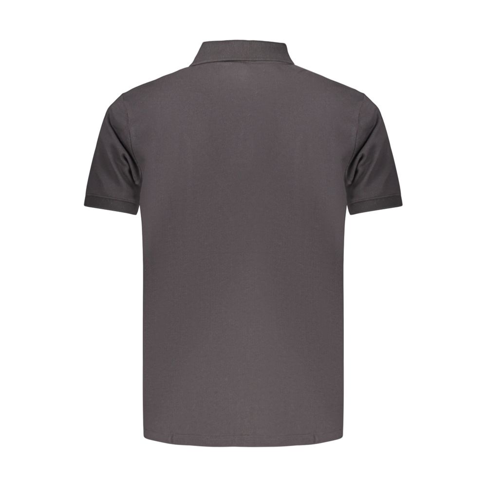 Timberland Black Cotton Polo Shirt
