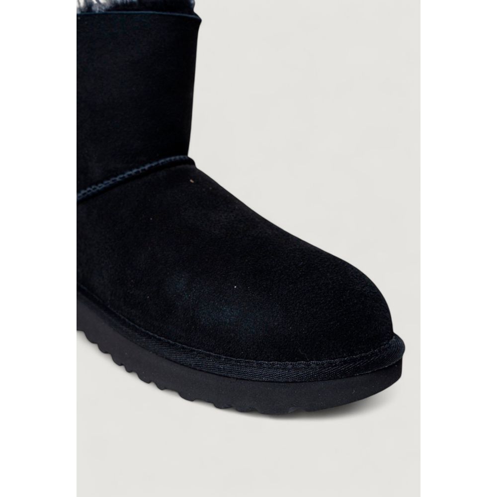 Bottines UGG Mini Bailey Bow II Noires Suède Doublure Douce