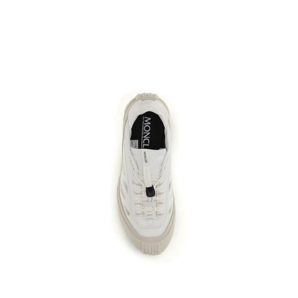 Moncler White Polyester Athletic Sneakers by Moncler