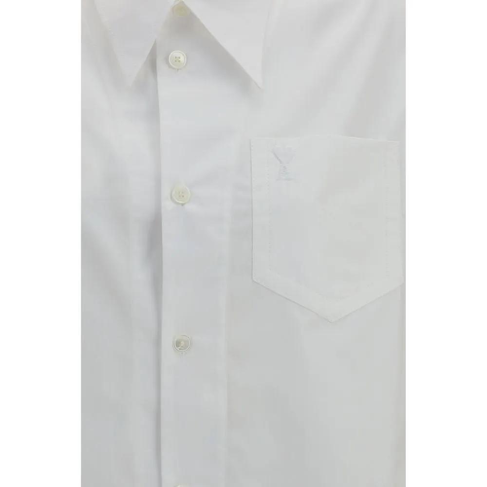 Ami Paris White Cotton Dress Shirt by Ami Paris