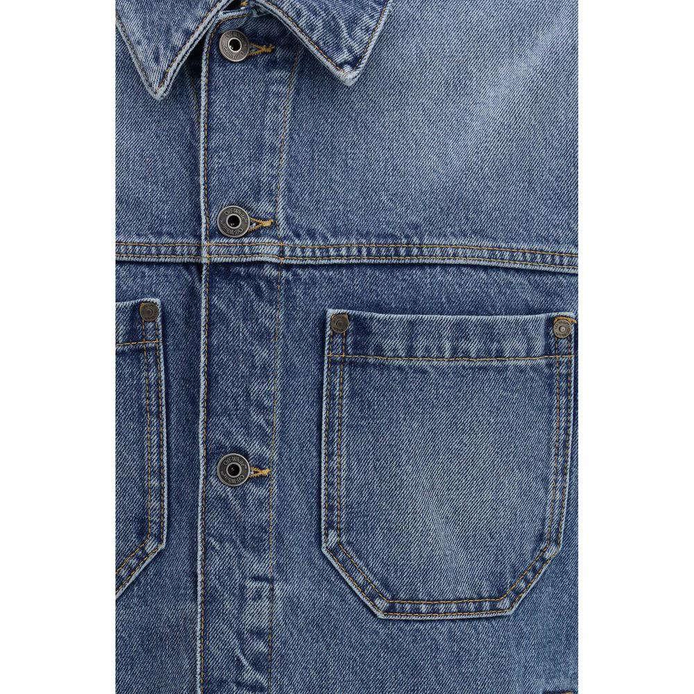 Off-White Blue Cotton Denim Jacket by Off-White