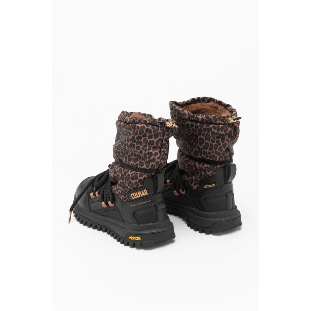 Bottines Colmar en polyester noir et marron – CO-WARMERJ25AW