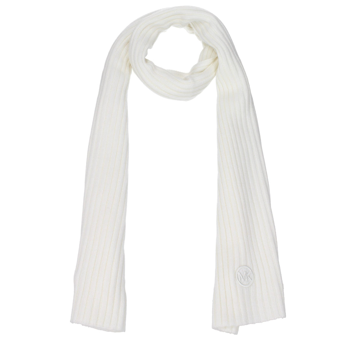 Écharpe Michael Kors femme en polyester blanc – MI15510336438537BT
