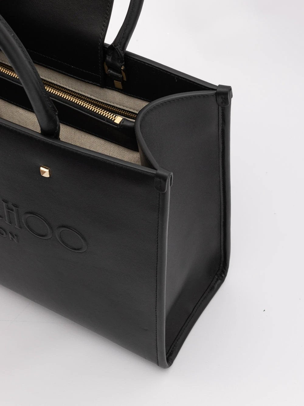 Jimmy Choo Black Avenue S Tote Leather Handbag by Jimmy Choo