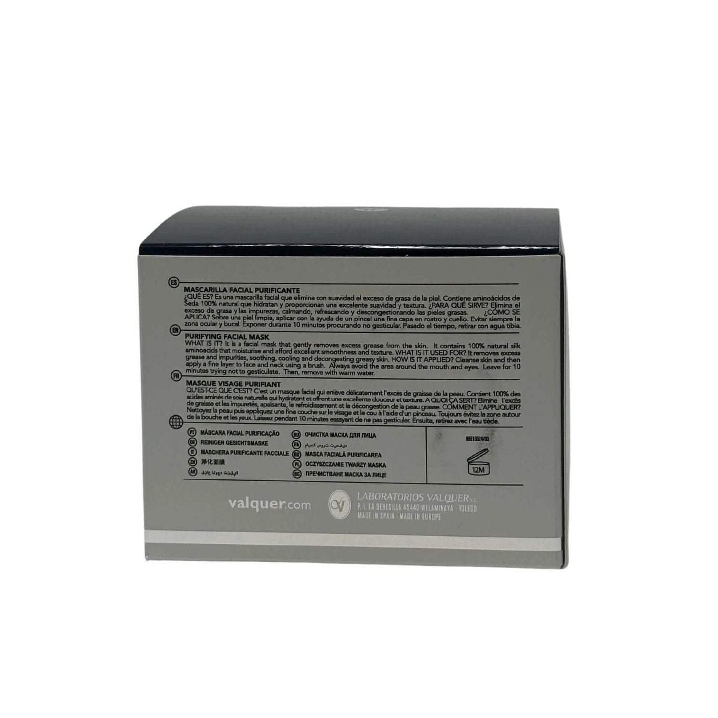 Mascarilla Facial Purificante – Control de Grasa y Suavidad - 200 ml by Valquer®