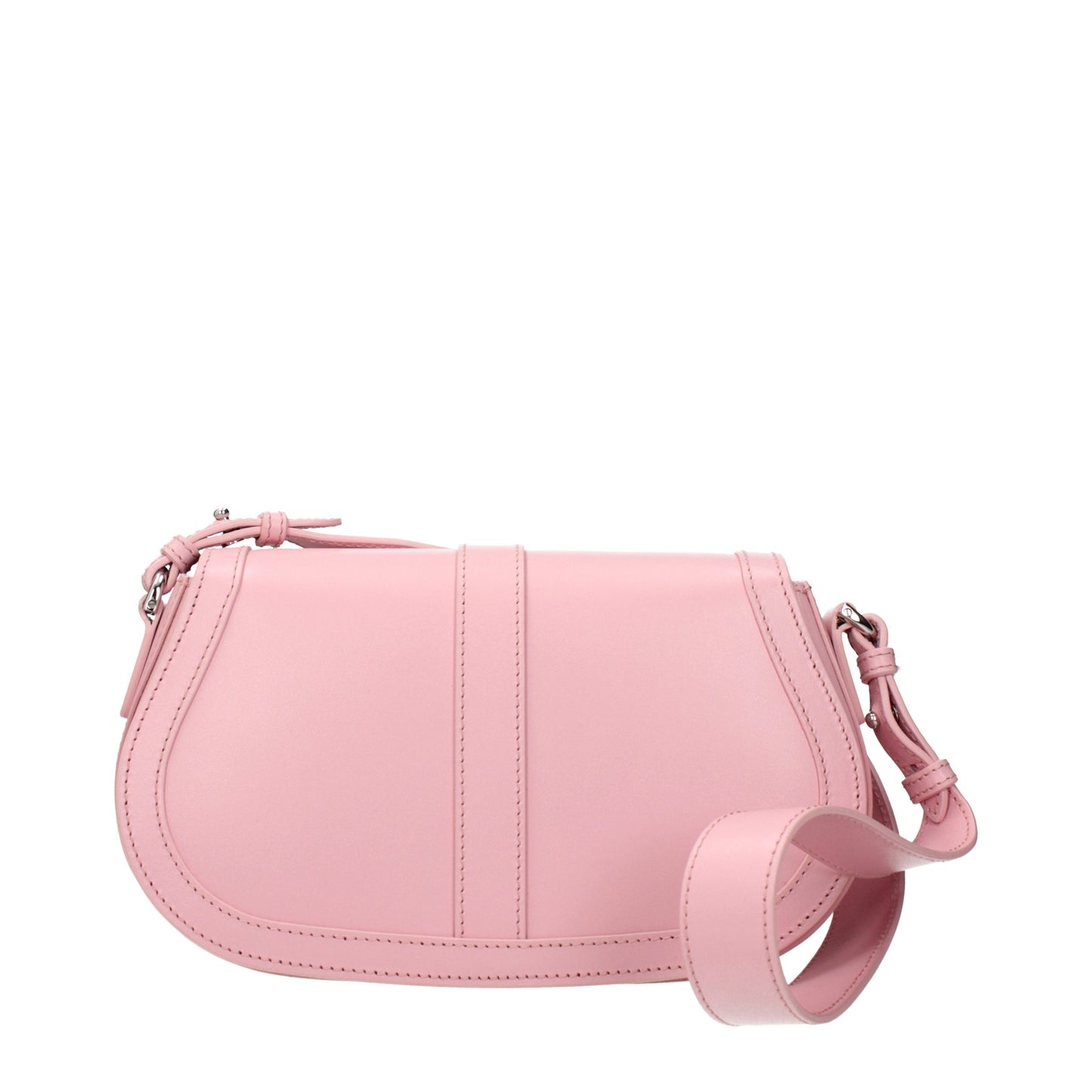 Versace – Sac À Bandoulière Cuir Rose Logo Medusa