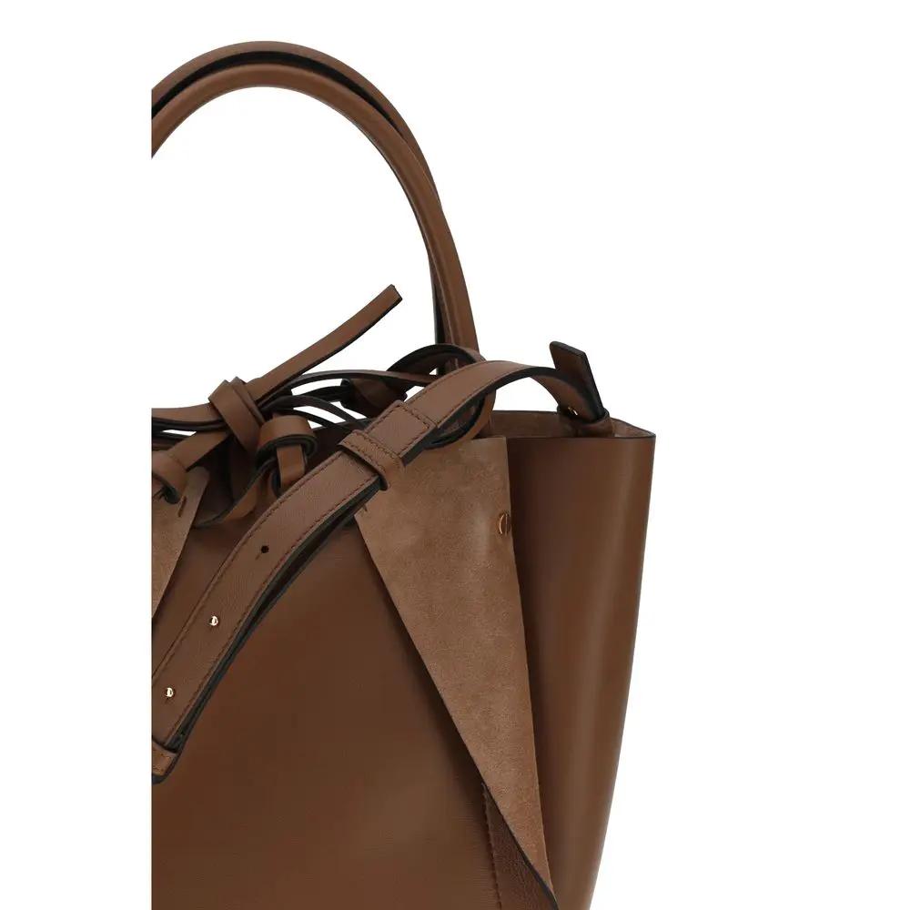 Gabriela Hearst Brown Lamb Ovis Aries Aries Handbag by Gabriela Hearst