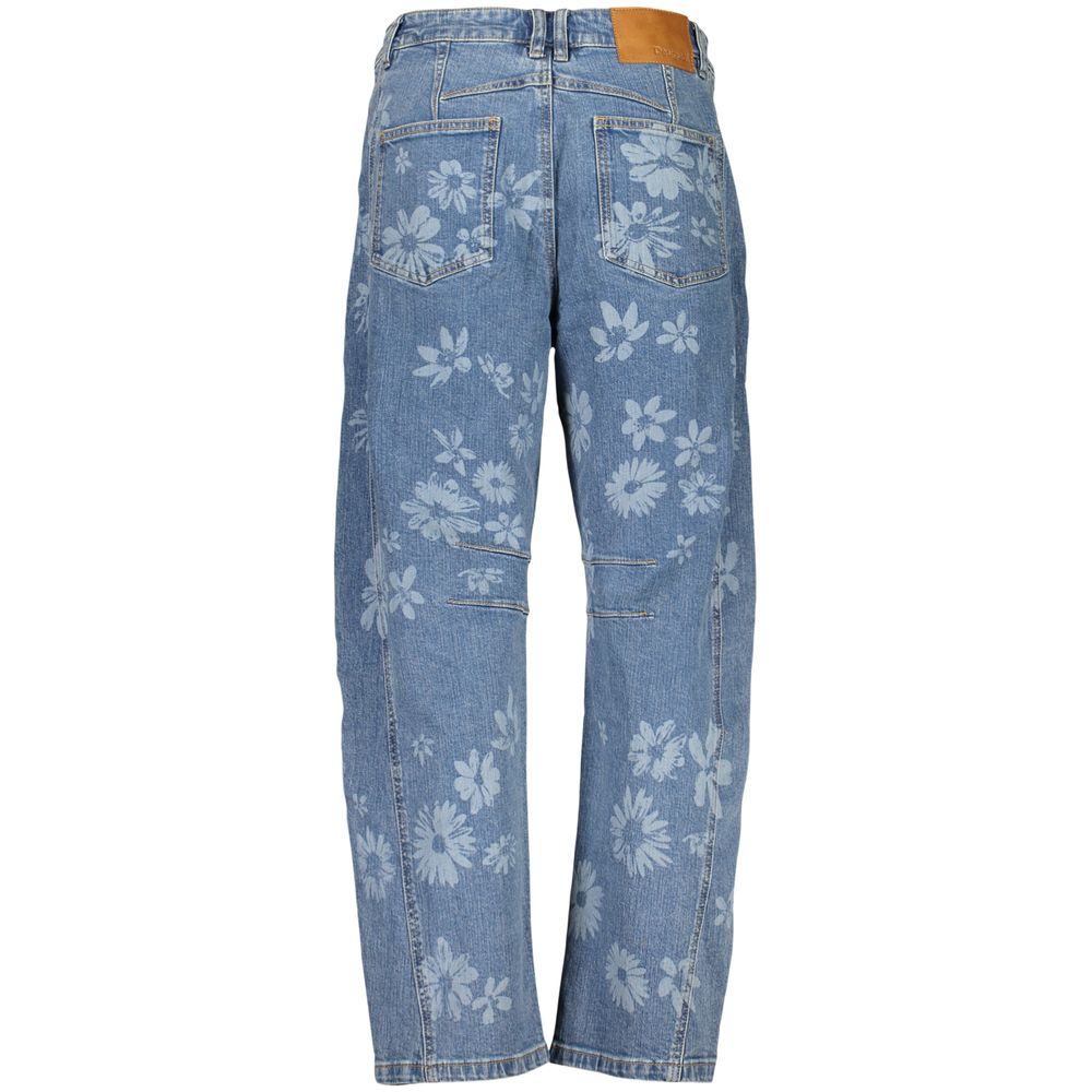 Jean Desigual femme Maggi en coton bleu clair – DE-43976