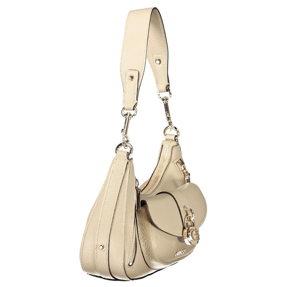 Guess Jeans Beige Polyethylene Handbag by Guess Jeans