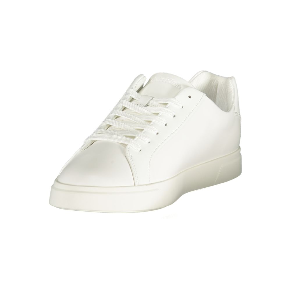 Baskets Calvin Klein homme en polyuréthane blanc – CA-44107