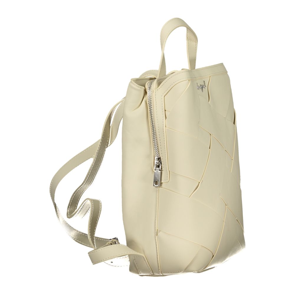 Sac à dos Desigual femme mini Chrome Sumy en polyuréthane blanc – DE-44133