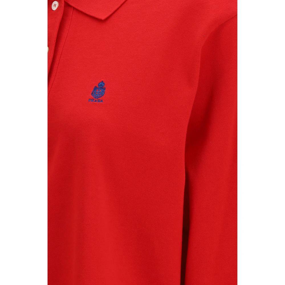 Prada Multicolor Cotton Polo Shirt by Prada