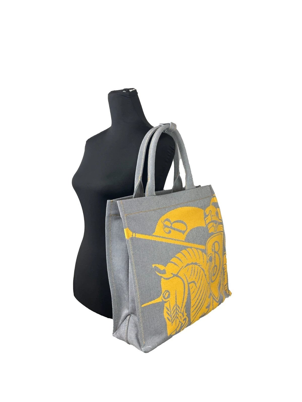 Burberry EKD Canvas Tote Bag With Coin Pouch by Burberry