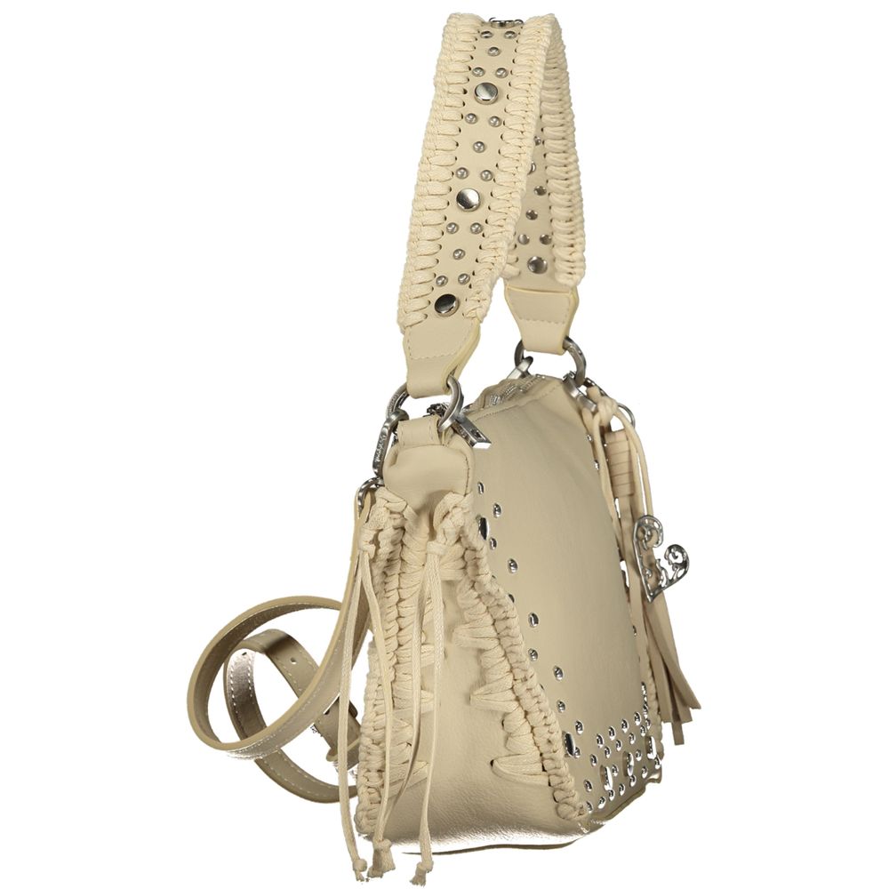 Sac porté épaule Desigual femme mini Gallium Munich en polyuréthane beige – DE-44259