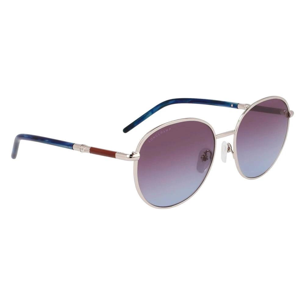 Longchamp Gray Metal Sunglasses by Longchamp