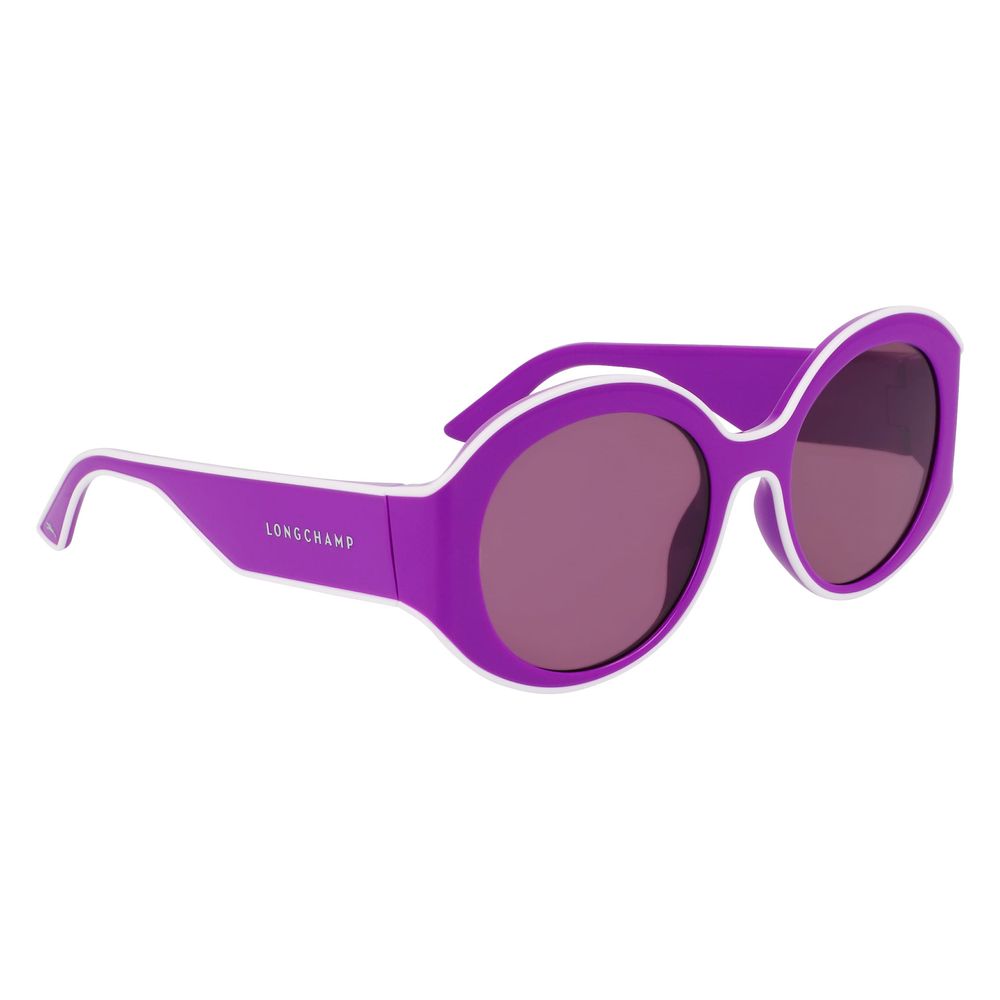 Longchamp LO758S Sunglasses Purple Injected Pink Lens Women – Authentic | HBPS