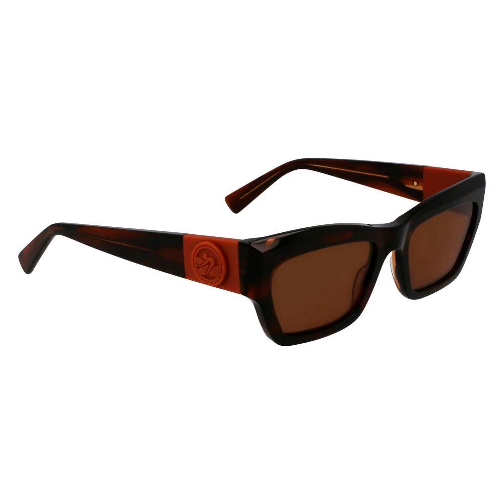 Longchamp Brown Acetate Sunglasses by Longchamp