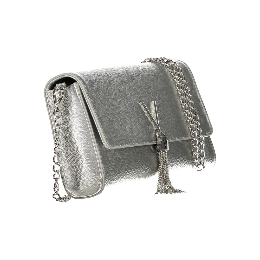 Valentino Gray Polyethylene Handbag