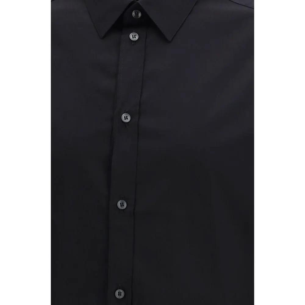 Dolce & Gabbana Black Cotton Dress Shirt by Dolce & Gabbana