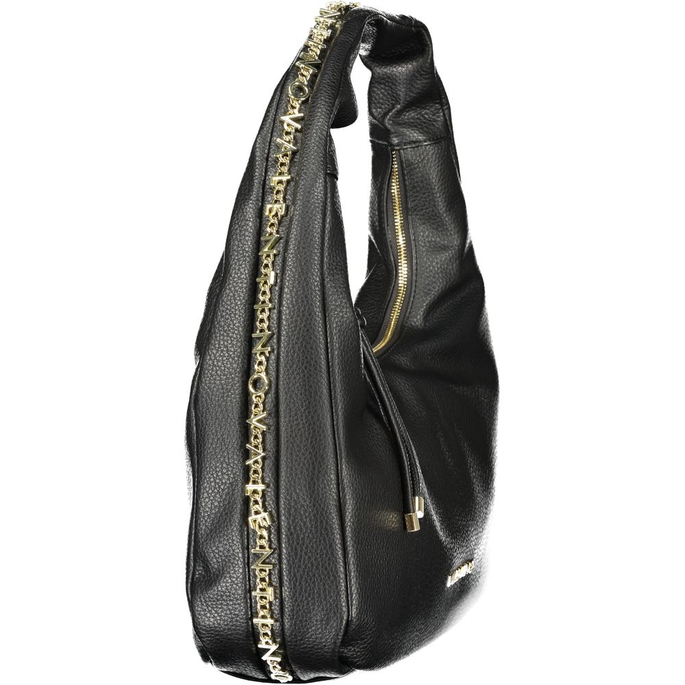 Valentino Black Polyethylene Handbag – Sac À Main Femme Une Anse