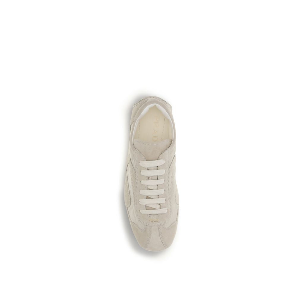 Baskets Prada homme Montecarlo Re-Edition 2005 en cuir de veau beige – PR-4E1165FG001D7RF0304