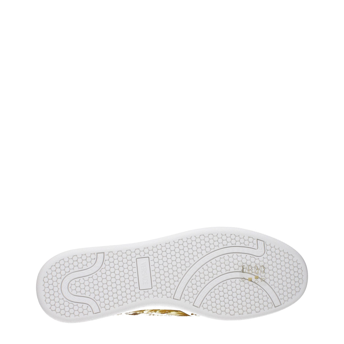 Baskets Versace homme en cuir blanc – VE-15547469791497