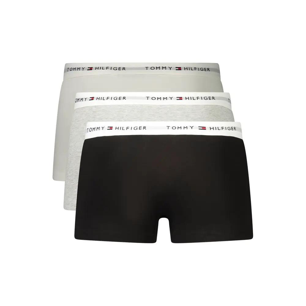 Tommy Hilfiger Grey Cotton Men's Boxer by Tommy Hilfiger
