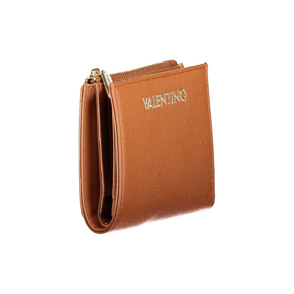 Valentino Brown Polyethylene Wallet