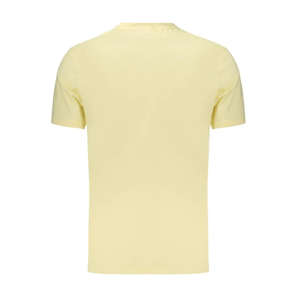 Calvin Klein Yellow Cotton Men's T-Shirt by Calvin Klein