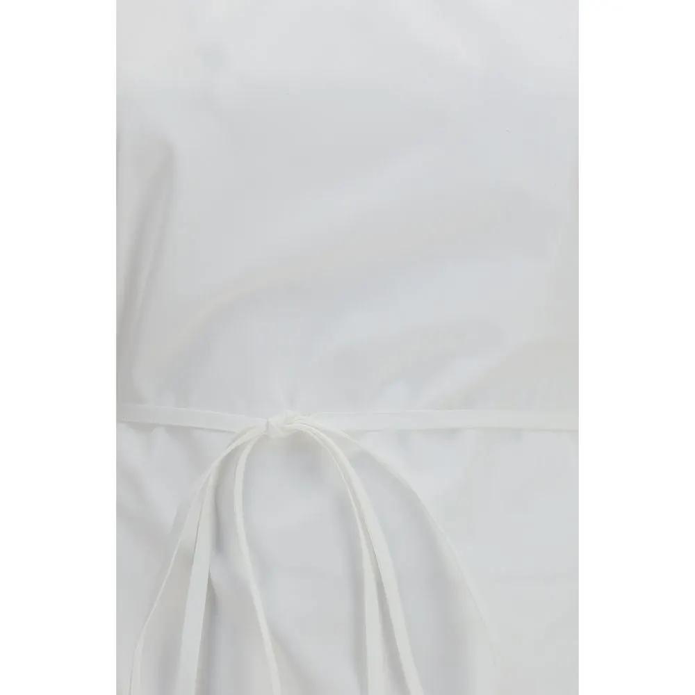 Calvin Klein White Cotton Shortsleeve Shirt by Calvin Klein