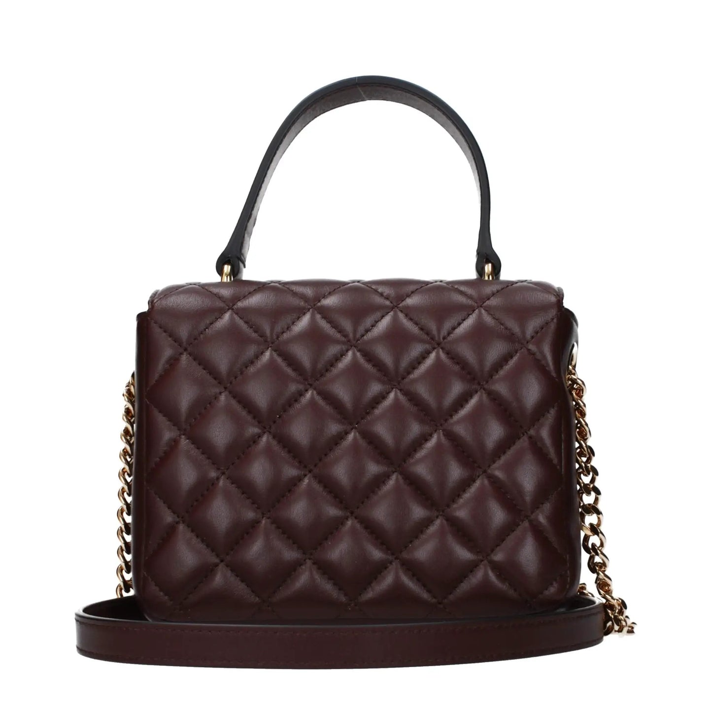 Versace Brown Leather Handbag by Versace