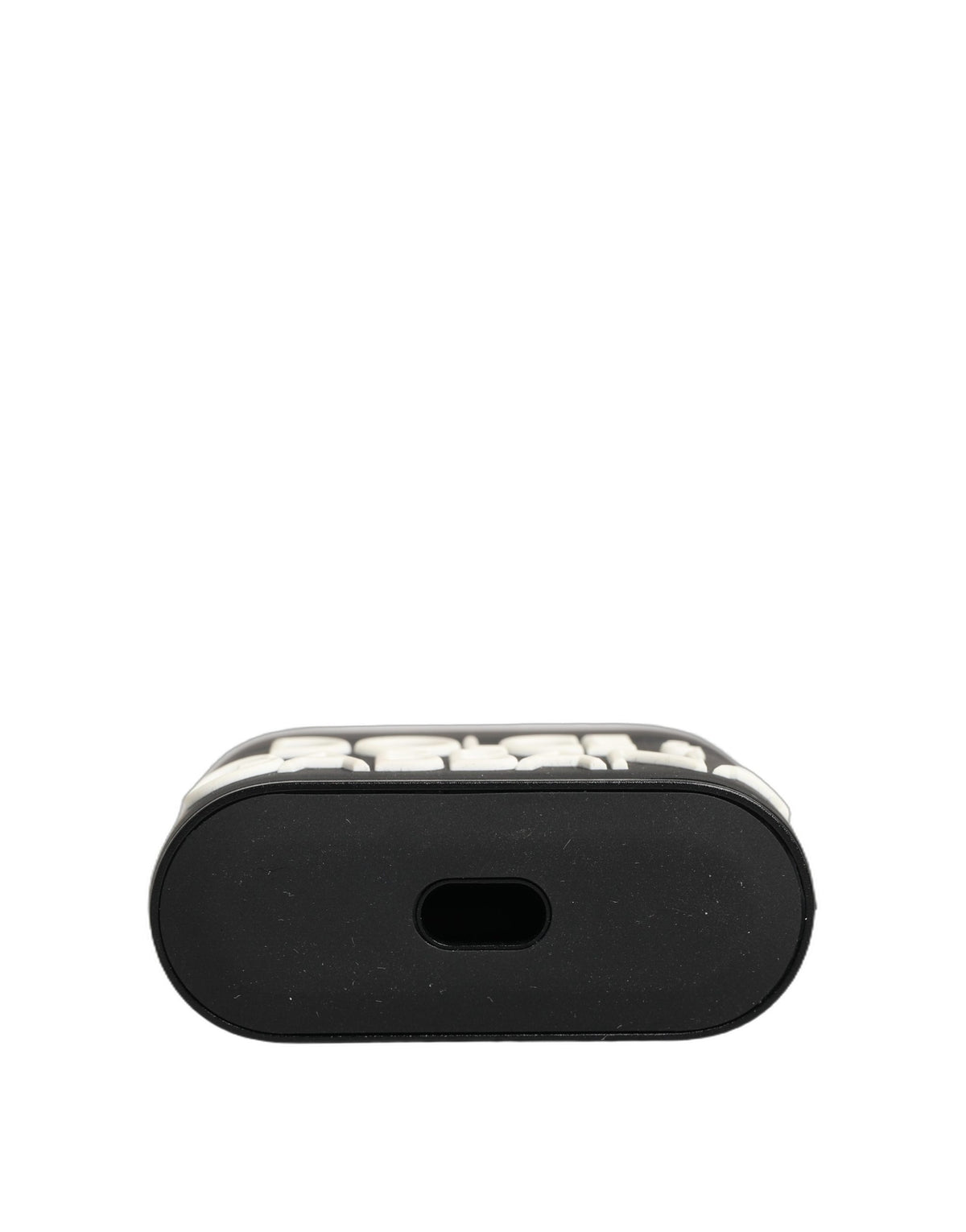 Étui AirPods Dolce & Gabbana femme à rabat logo embossé en PVC noir – SMY11504