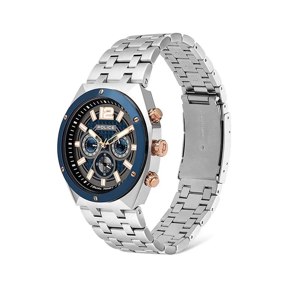 Police Gray Stainless Steel Dress Watch by Police