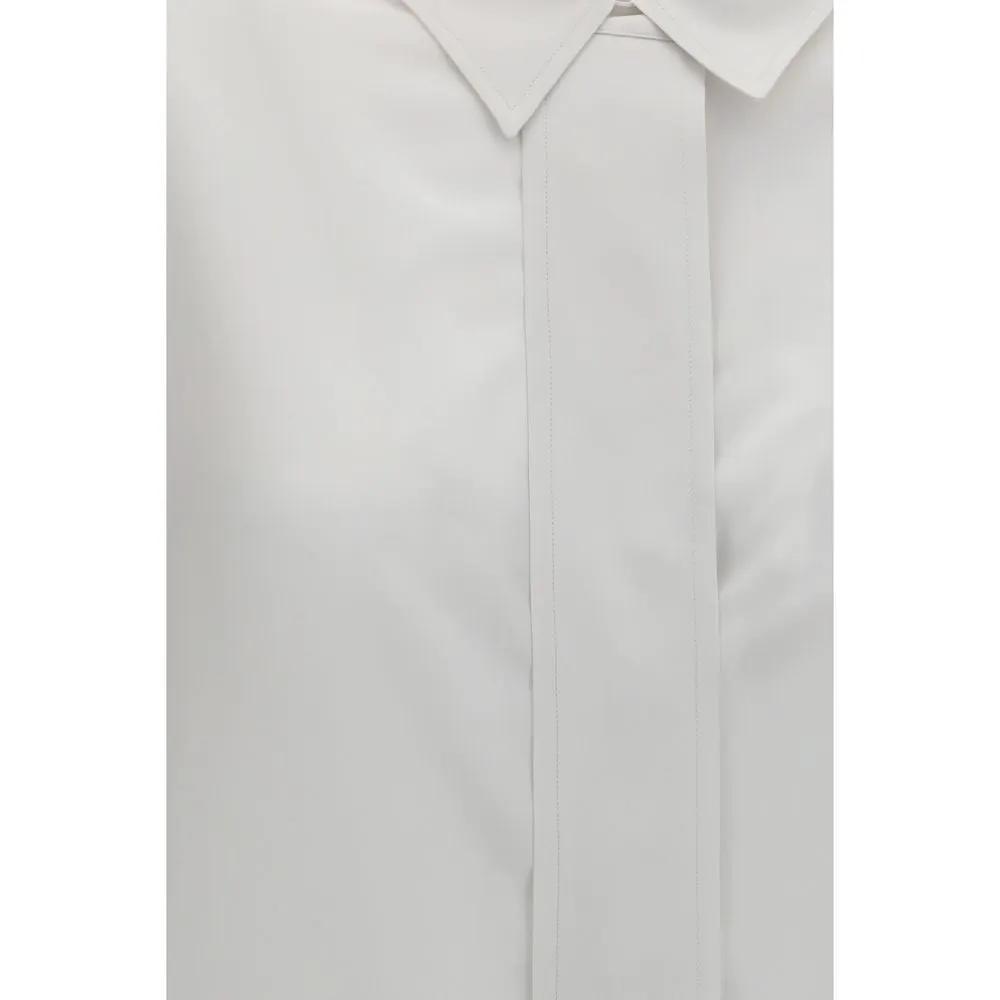 Calvin Klein White Silk Dress Shirt by Calvin Klein
