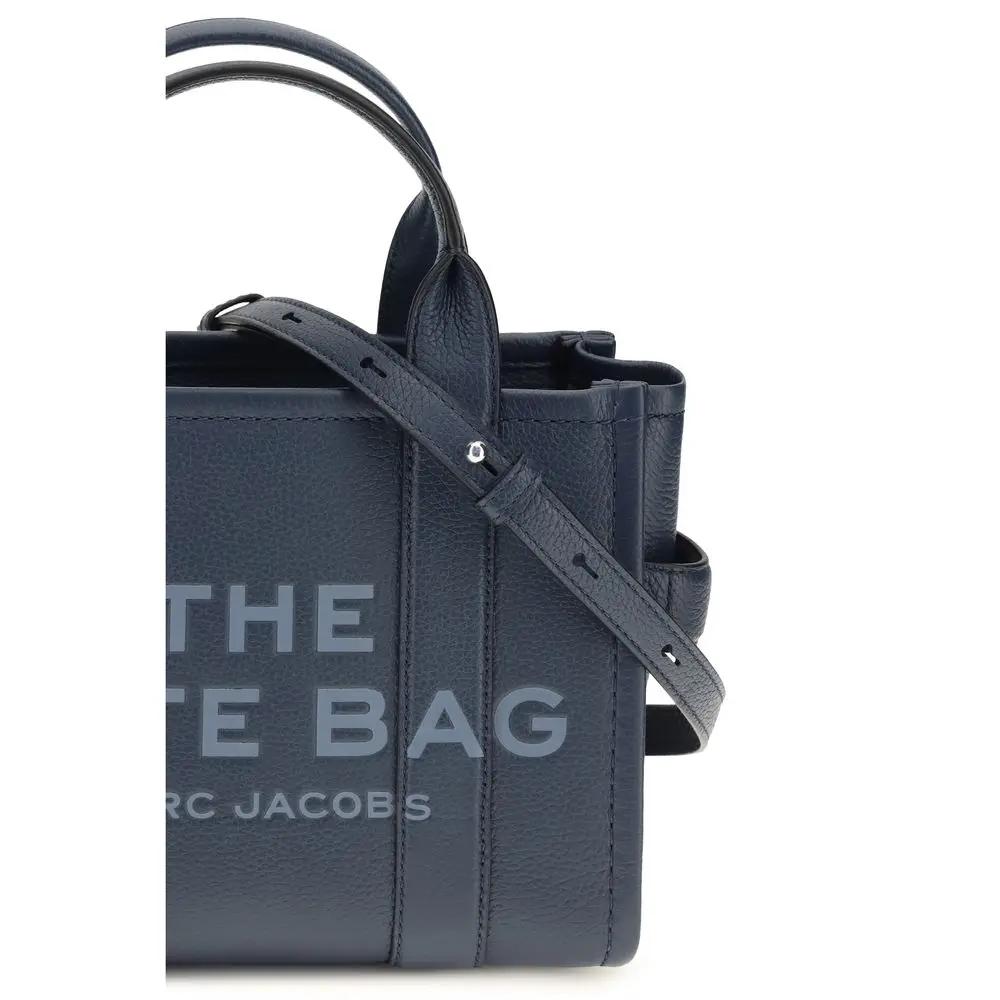 Marc Jacobs Blue Calf Leather Bos Taurus Handbag by Marc Jacobs