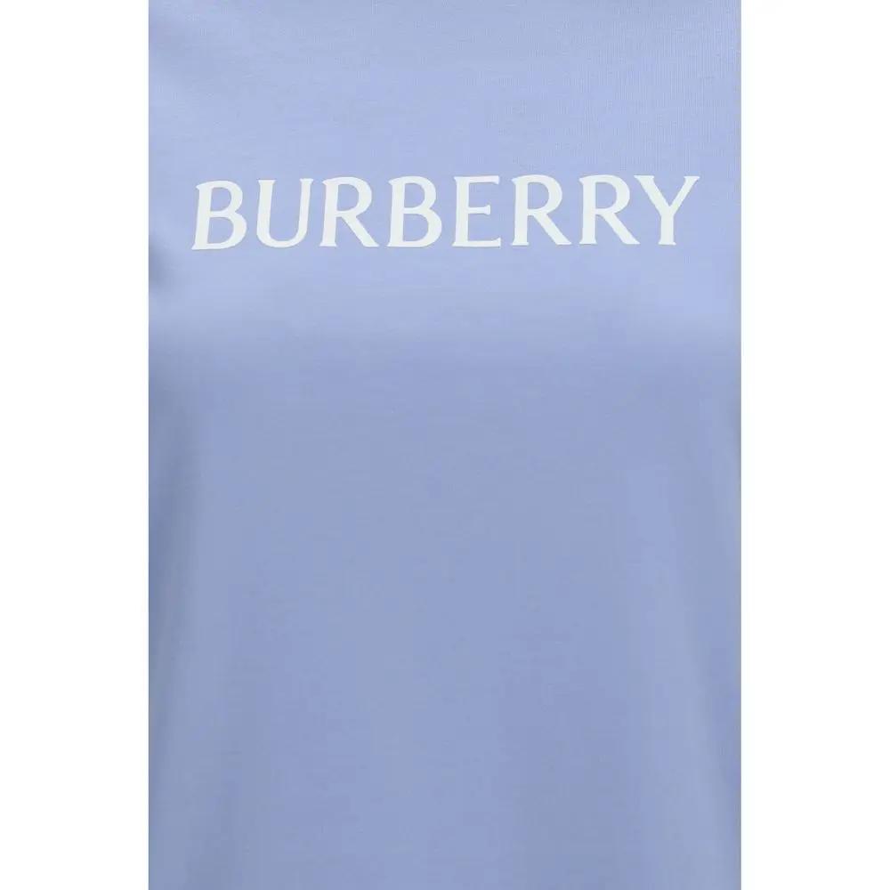 Burberry Blue Cotton T-Shirt