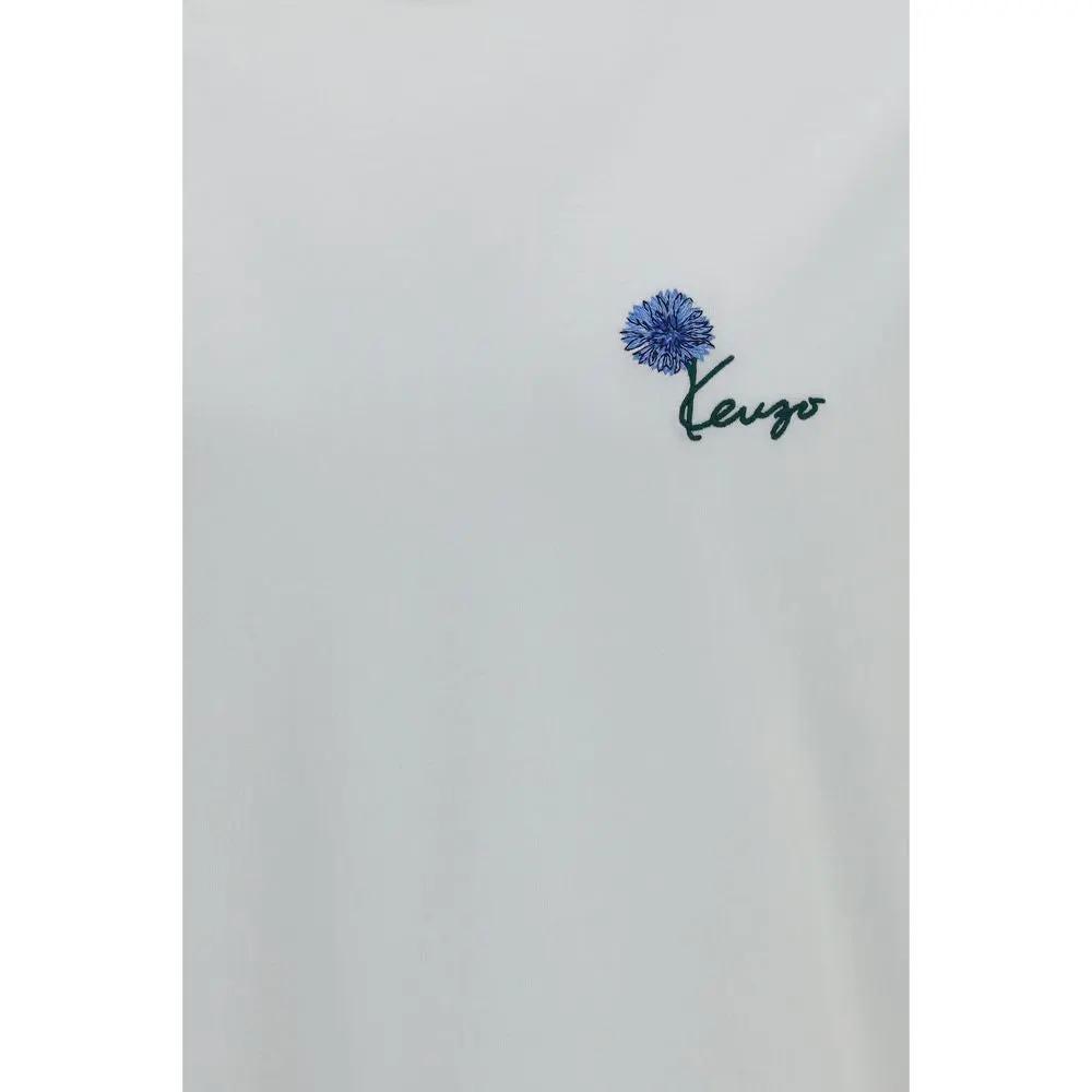 Kenzo White Cotton T-Shirt by Kenzo